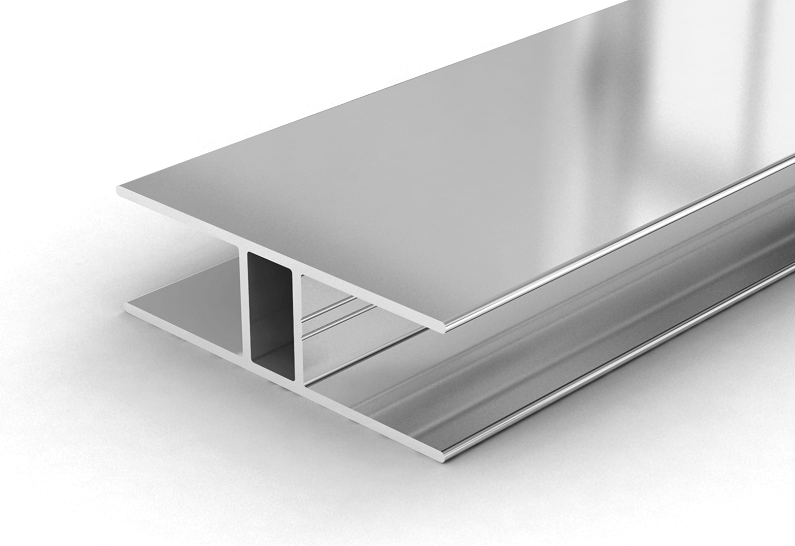 10 mm Aluminium H-Profiel